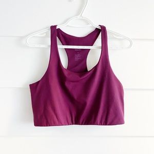 Girlfriend Collective Plum Sports Bra XL